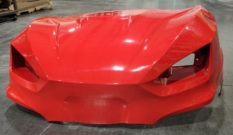 BODY, FRONT, TRAFFIC RED, V SERIES PRE-2025