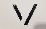LOGO, DECAL, FRONT, BLACK, V