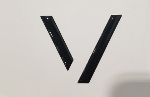 LOGO, DECAL, FRONT, BLACK, V