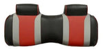 SEATBACK CUSHION, BLACK/RED, PEAK - TSUNAMI