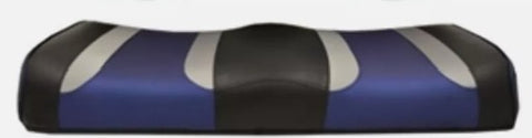 SEAT BOTTOM CUSHION, REAR FLIP, BLACK/BLUE, PEAK - TSUNAMI