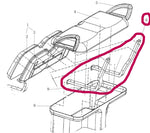 SEATBACK SUPPORT, V 6-PASS FRONT POD, LH&RH, EACH