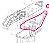 SEATBACK SUPPORT, V 6-PASS FRONT POD, LH&RH, EACH