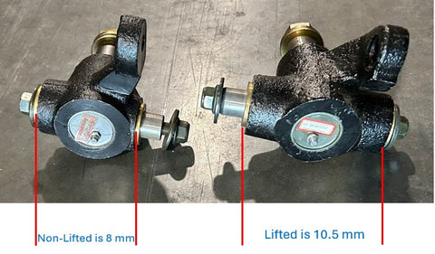 STEERING KNUCKLE, DRIVERS SIDE, V4N / V6N, PRE-2025, NON-LIFTED