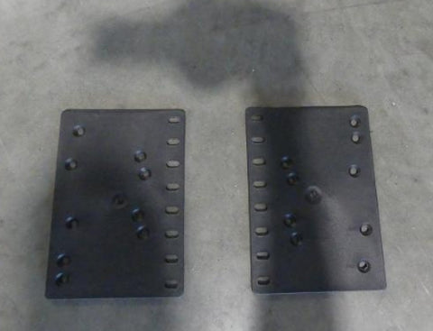 REAR SEAT BRACKET PLATES, PEAK, PAIR