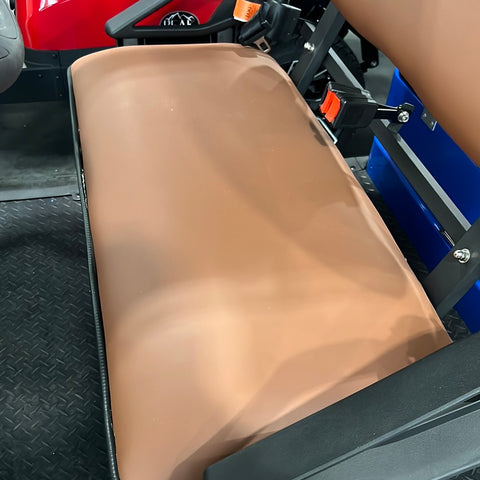 SEAT BOTTOM, FRONT SEAT POD, BROWN-SMOOTH, V6