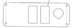 SWITCH PANEL, BARE, PRE-2025 V
